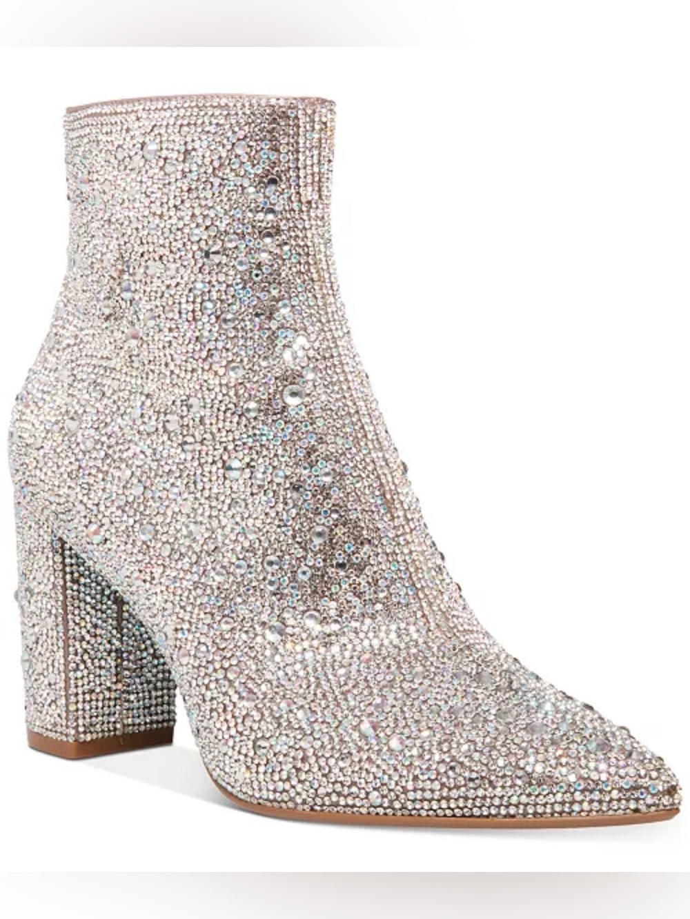 Betsey Johnson Women's Cady Evening Booties, Rhinestone, size 9